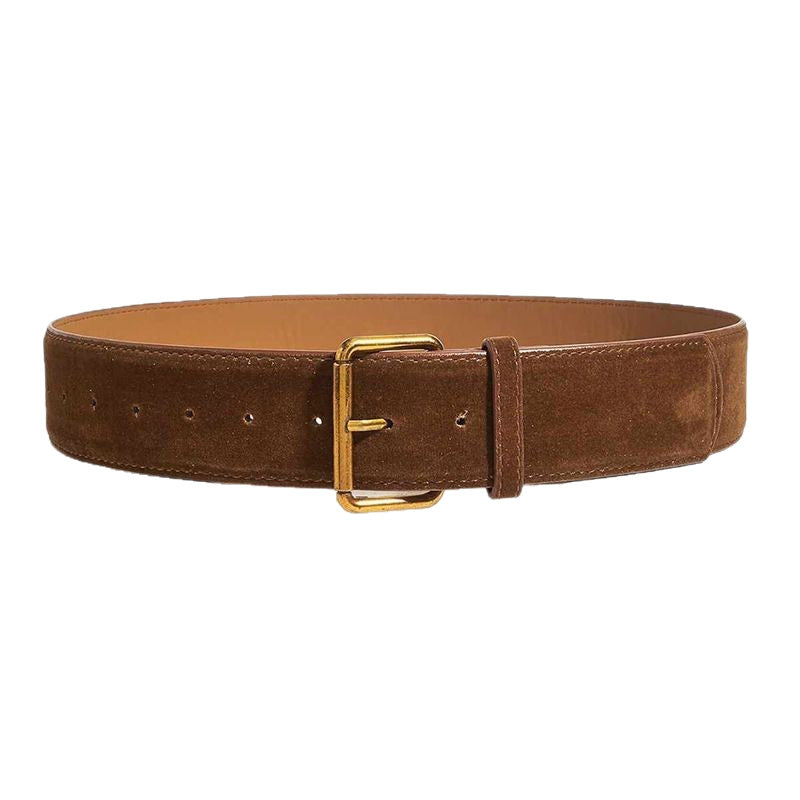 Suede High-end Minimalist Versatile Belt Forge Maison
