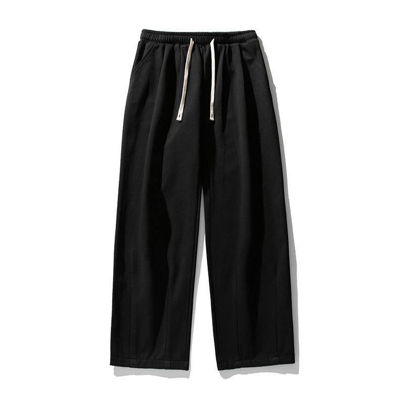 Loose Couple Draping Thickened Sweatpants Forge Maison