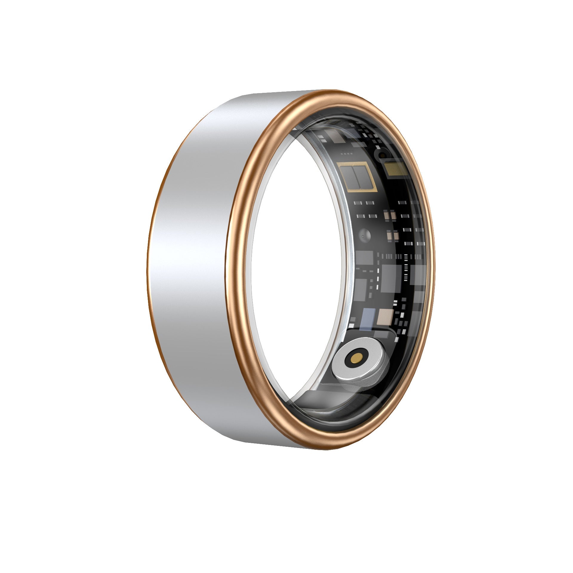 The Minimalist Health Guard: Smart Ring for  Wellness Tracking Forge Maison