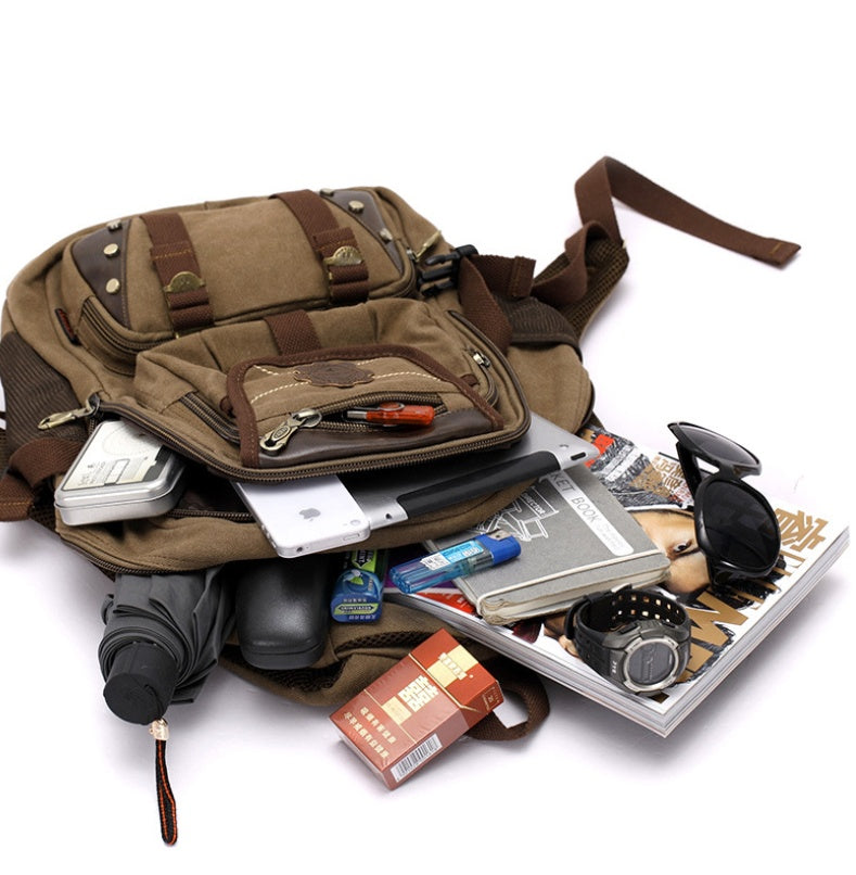 The Heritage Nomad | Rugged Canvas Backpack Forge Maison