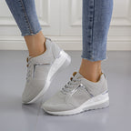 Platform Wedge Heel Sneakers Forge Maison