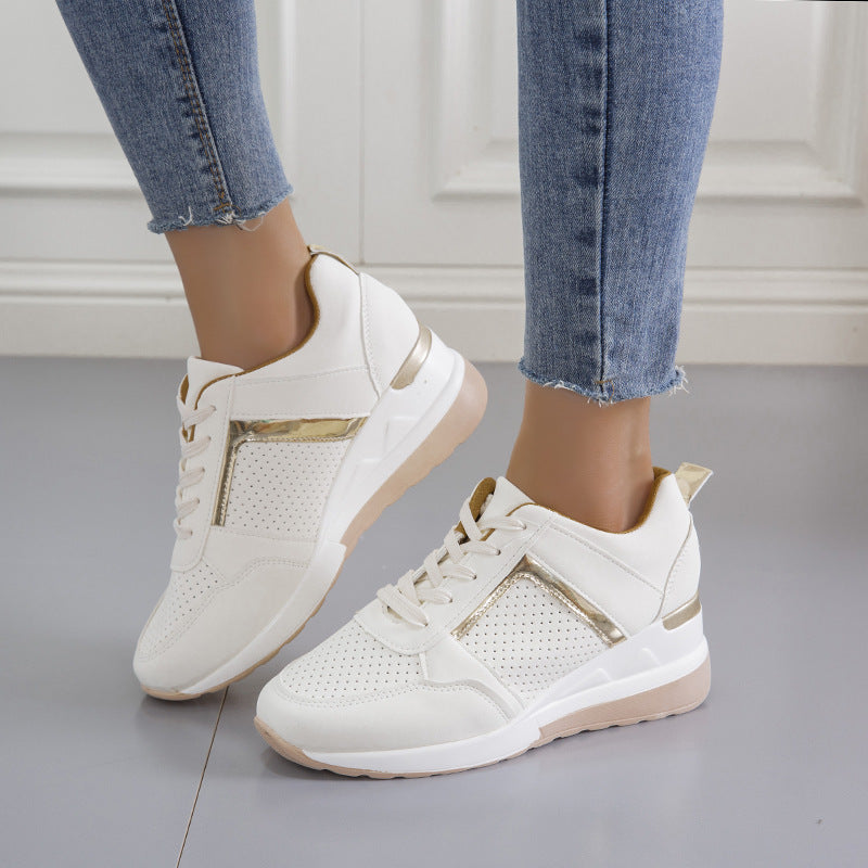 Platform Wedge Heel Sneakers Forge Maison