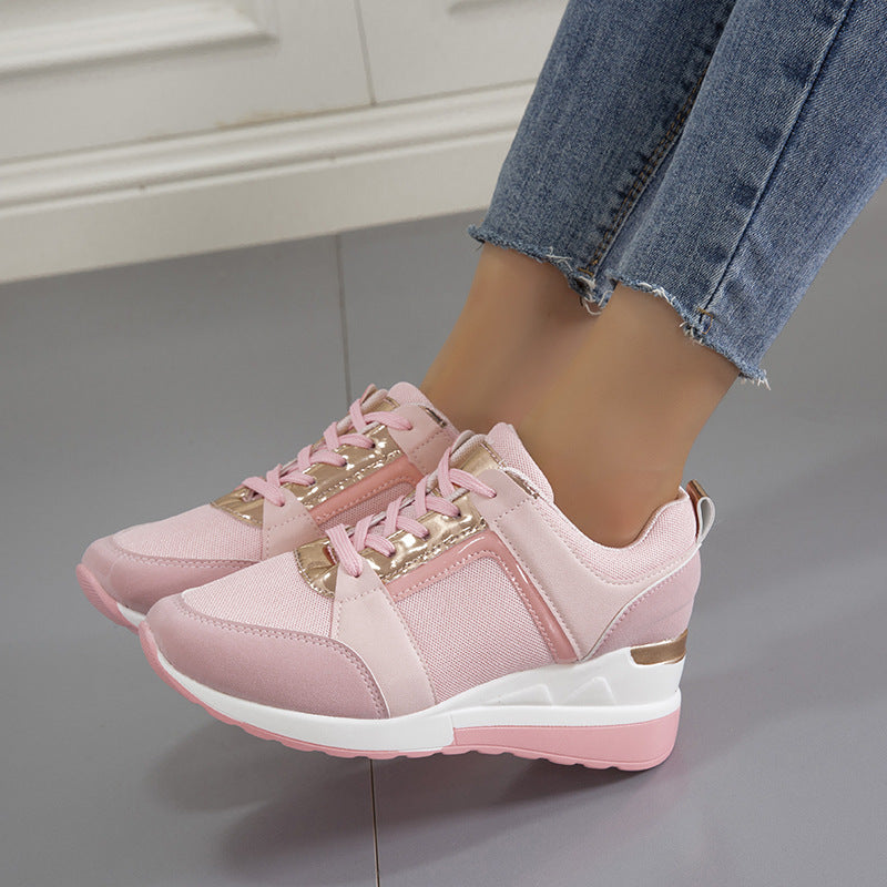 Platform Wedge Heel Sneakers Forge Maison