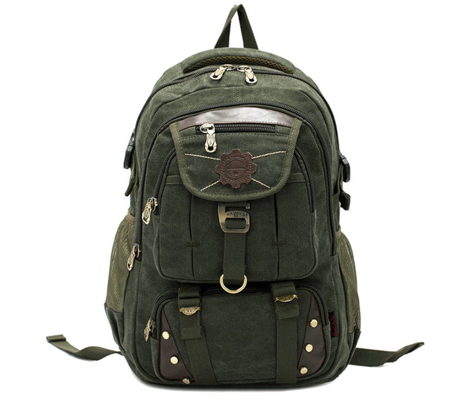 The Heritage Nomad | Rugged Canvas Backpack Forge Maison