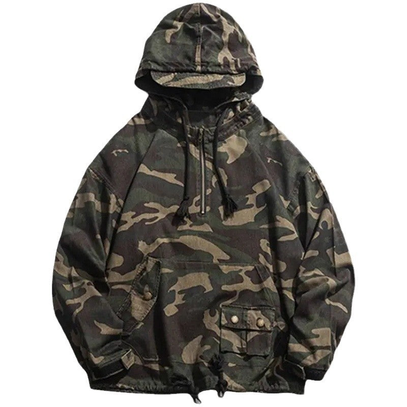Mens Camouflage Tactical Work Jacket Forge Maison