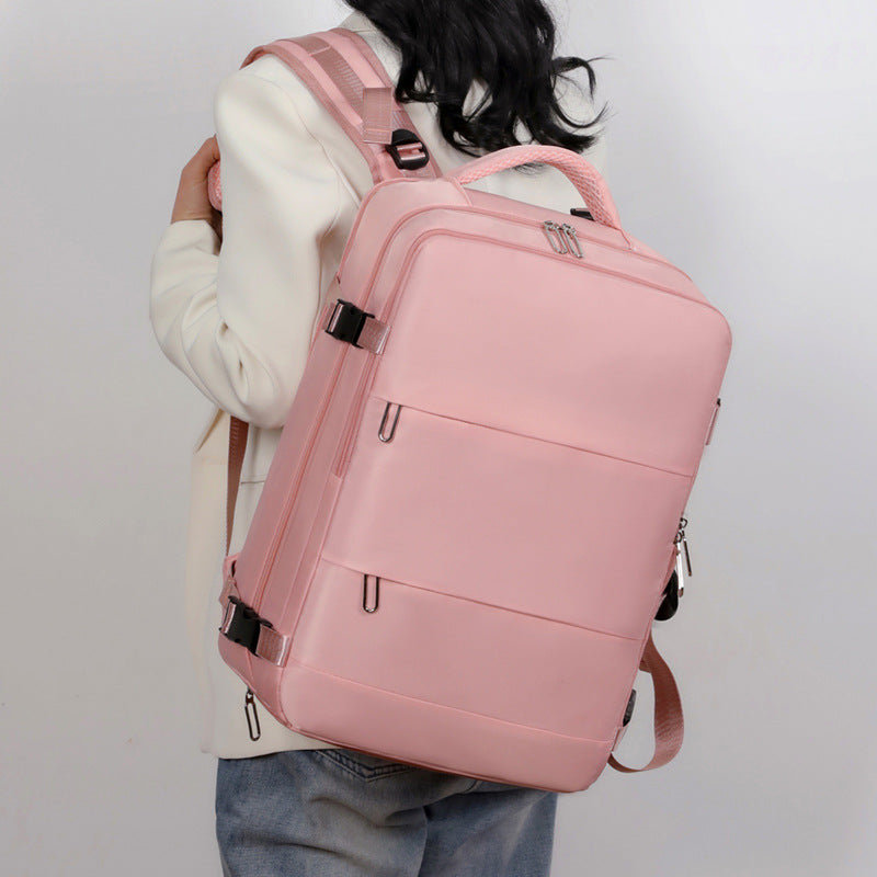 New Travel Backpack Female Large-capacity Dry And Wet Luggage Travel Bags Computer Backpack College Students Bag Forge Maison