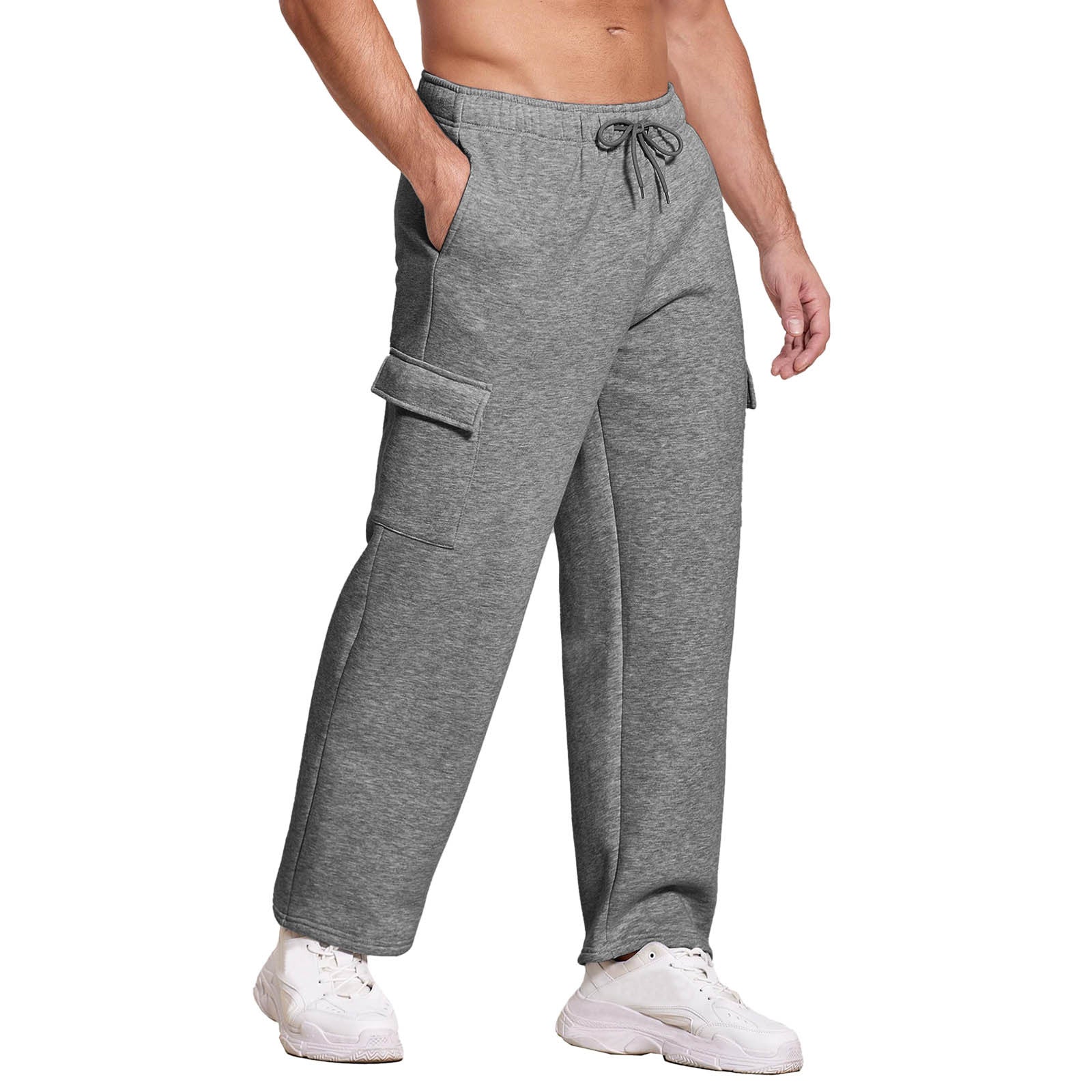 Sweatpants Multi-pocket Knitted Loose Casual Pants Forge Maison
