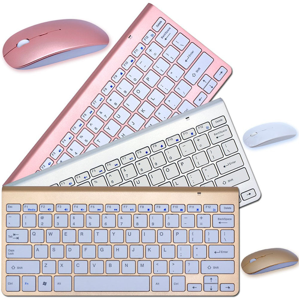 Ultra-Slim 2.4G Wireless Keyboard & Mouse Combo | Whisper-Quiet Scissor-Switch Keys Forge Maison
