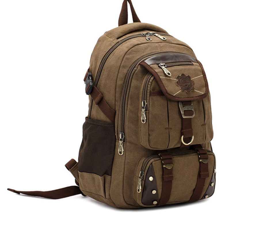 The Heritage Nomad | Rugged Canvas Backpack Forge Maison