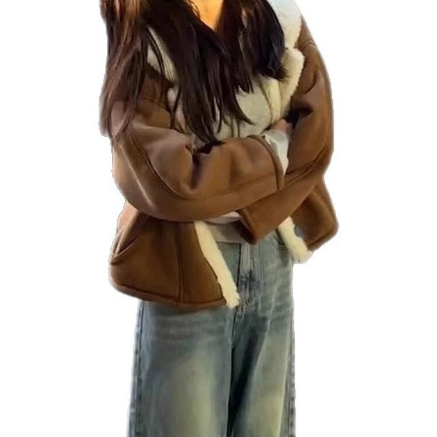 Loose Fit Versatile  Fleece-lined Jacket Forge Maison