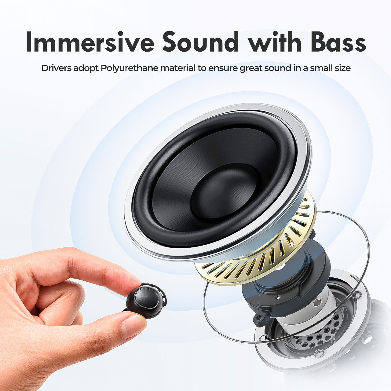 Sports running wireless headphones Forge Maison