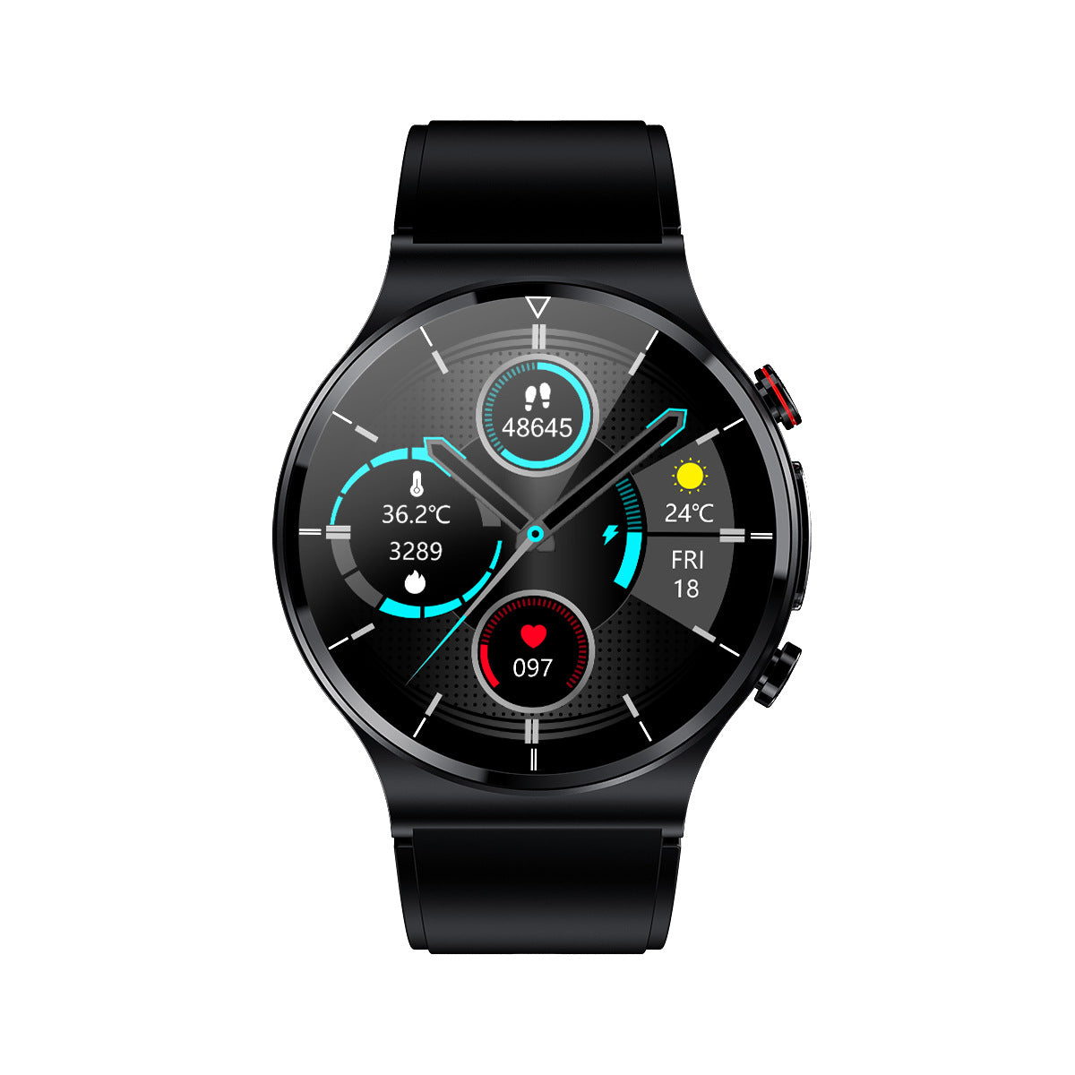 The Vitalis | Advanced ECG & Bio-Monitoring Smartwatch Forge Maison