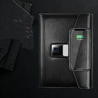 Business Office Notebook Fingerprint Lock Notepad Forge Maison