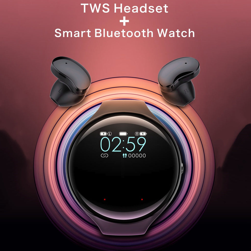 Sleep Exercise Pedometer Heart Rate Bracelet Bluetooth Headset Combo Forge Maison