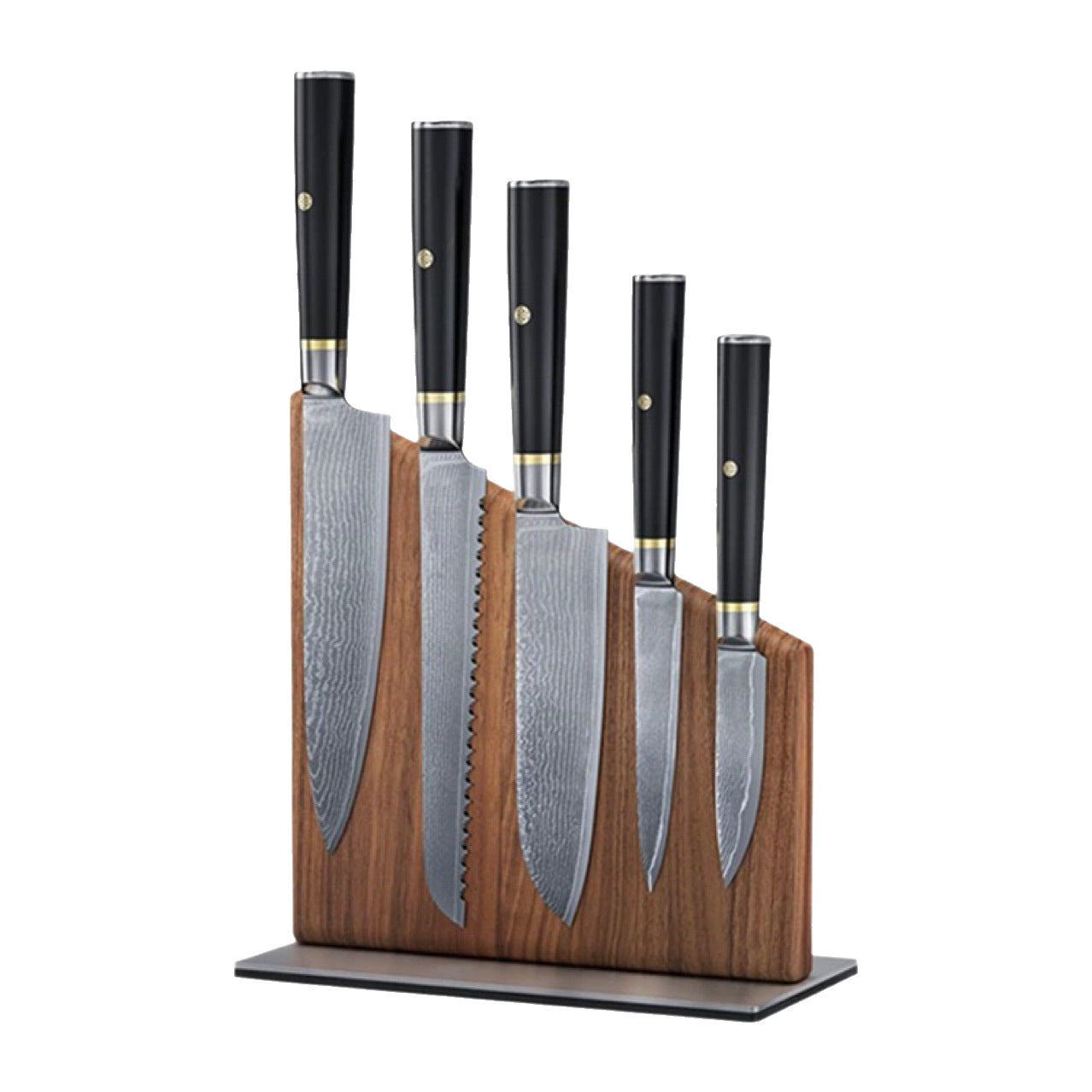 Quicksand Damascus Steel Set Chefs Knife Forge Maison