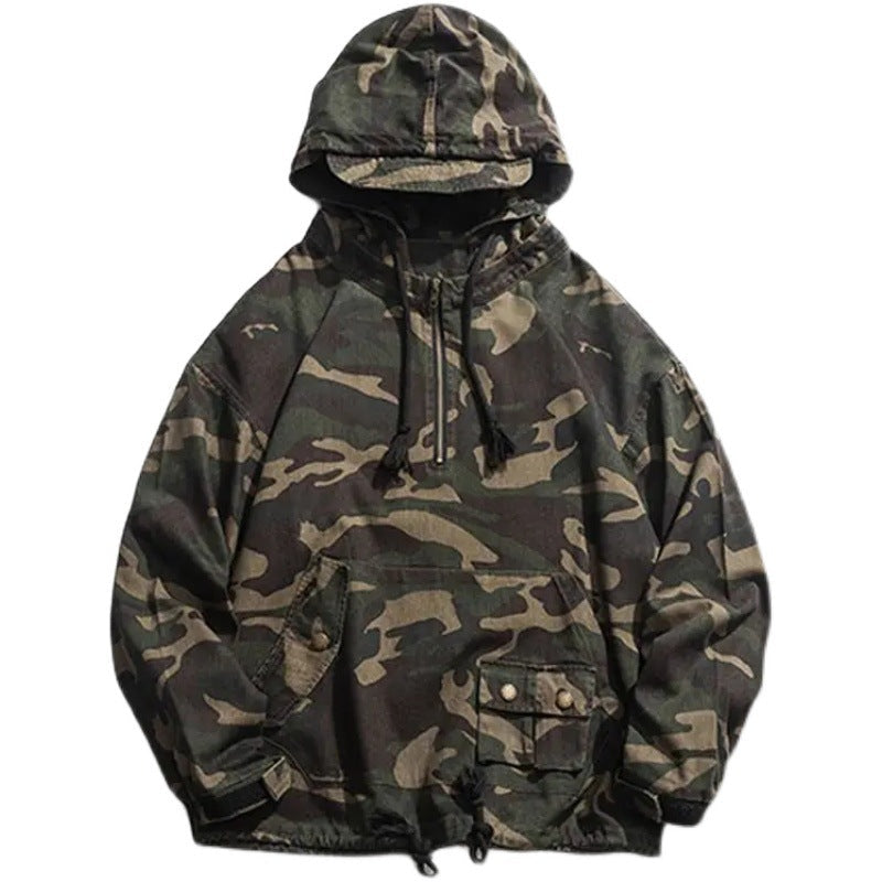 Mens Camouflage Tactical Work Jacket Forge Maison