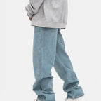 Loose Straight Vintage Wide Leg Jeans Forge Maison