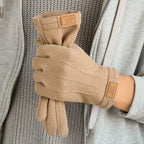 Gloves Winter Fleece-lined Warm Dralon Korean Wind-proof And Cold Protection Touch Screen Forge Maison