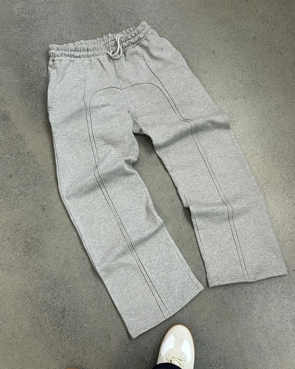 Casual Stretch Rope Long Sweatpants Forge Maison