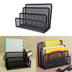 Book Shelves Desk-Organizer Office Mesh Home Metal Forge Maison