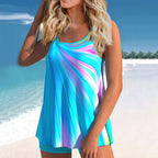 Women's 2-Piece Swim Set - Modest Shorts & Loose Top Forge Maison