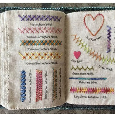 Linen Embroidery Kit - Stress Relief & Mindful Crafting Forge Maison