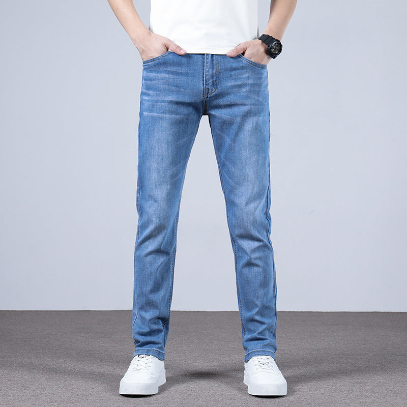 The OG Slim Straight Stretch Jeans Forge Maison