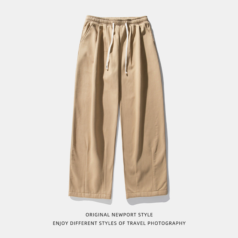 Loose Couple Draping Thickened Sweatpants Forge Maison