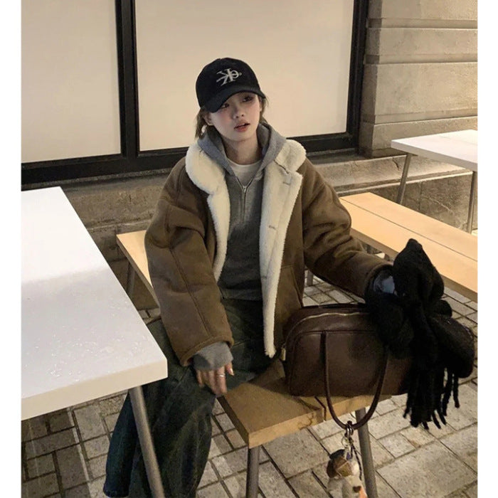 Loose Fit Versatile  Fleece-lined Jacket Forge Maison