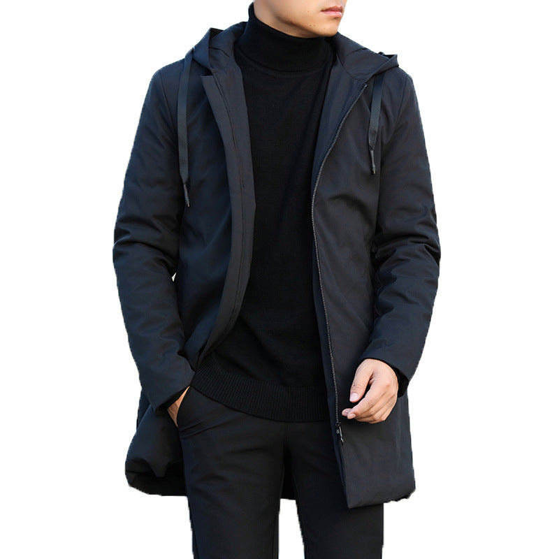 Winter Windbreaker With Thick Hooded Casual Coat Forge Maison