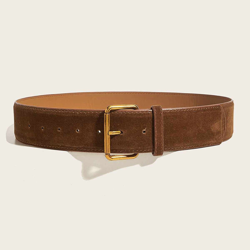 Suede High-end Minimalist Versatile Belt Forge Maison