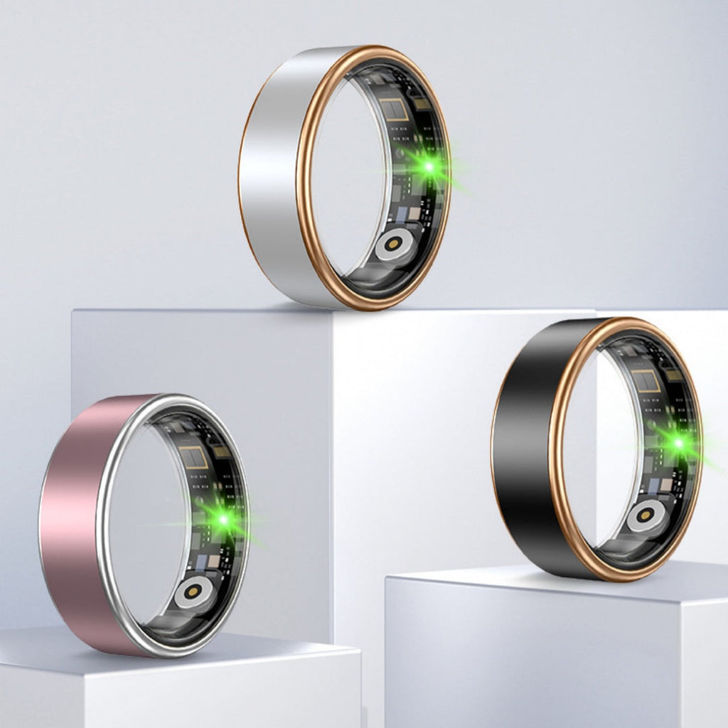 The Minimalist Health Guard: Smart Ring for  Wellness Tracking Forge Maison