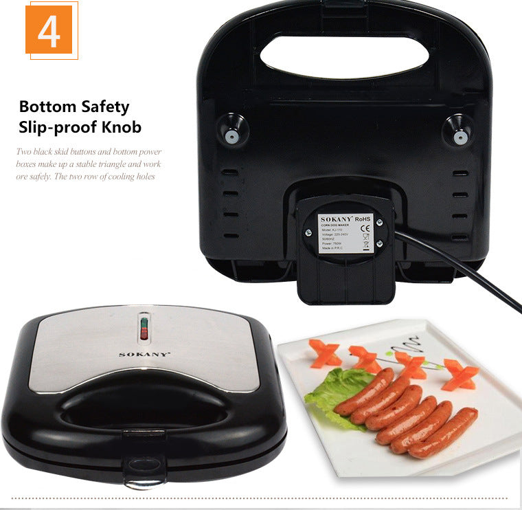 Home Hot Dog Roast Sausage Frying Machine Kitchen Gadgets Forge Maison