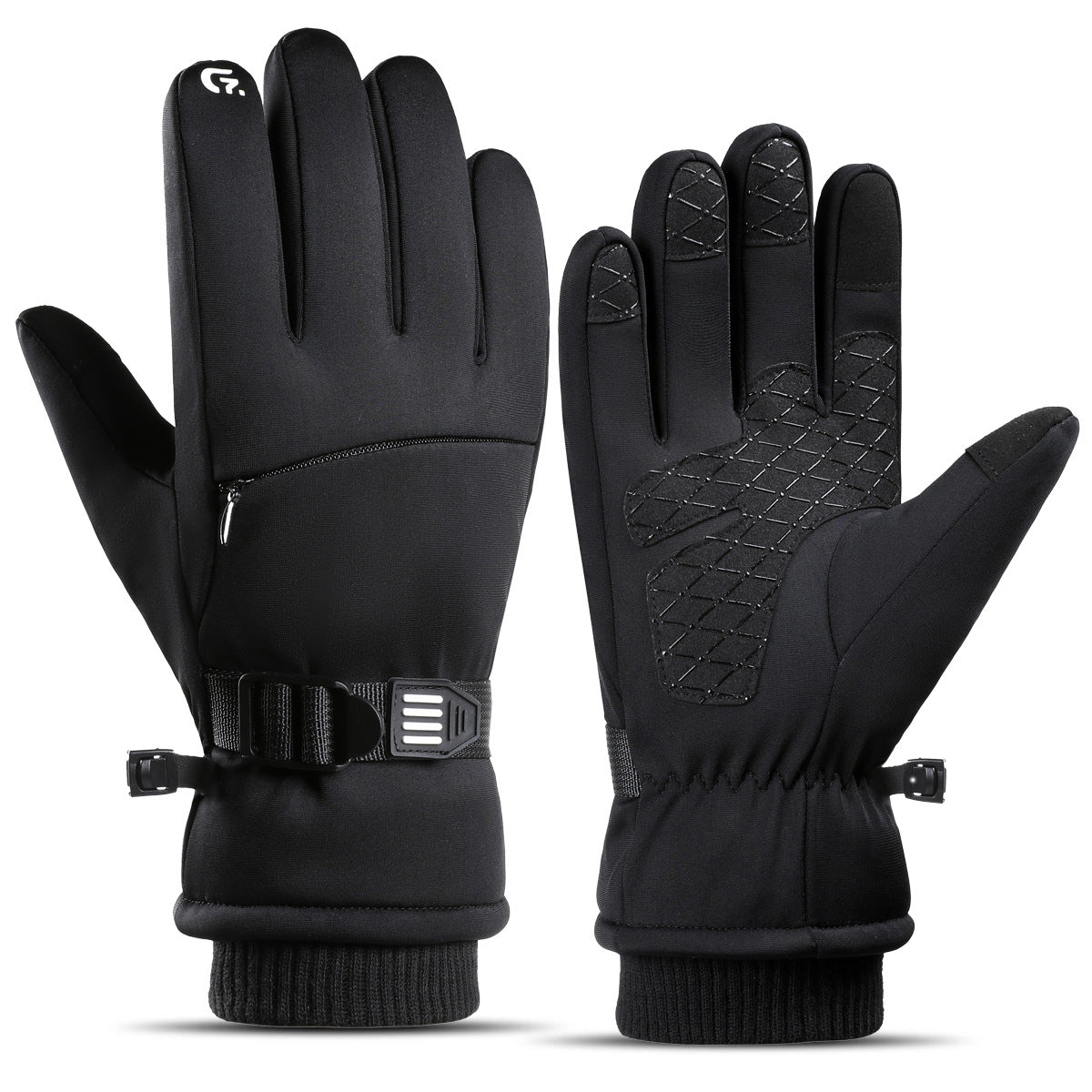Fleece-lined Thick Waterproof And Cold-resistant Gloves Forge Maison
