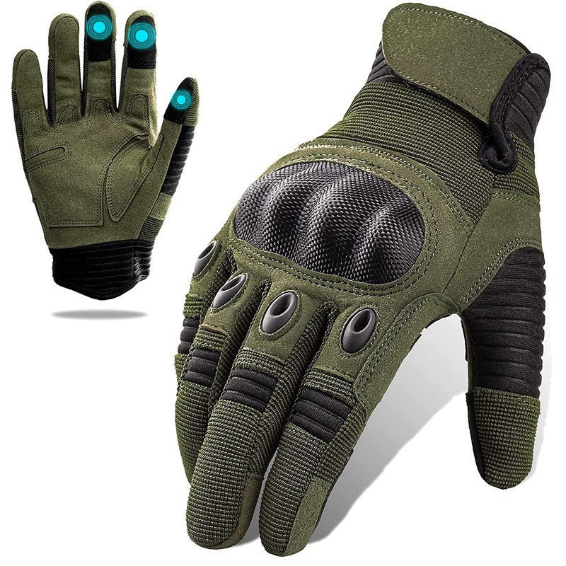 Touch Screen Military Fans Tactical Full Finger Motorbike Gloves Forge Maison