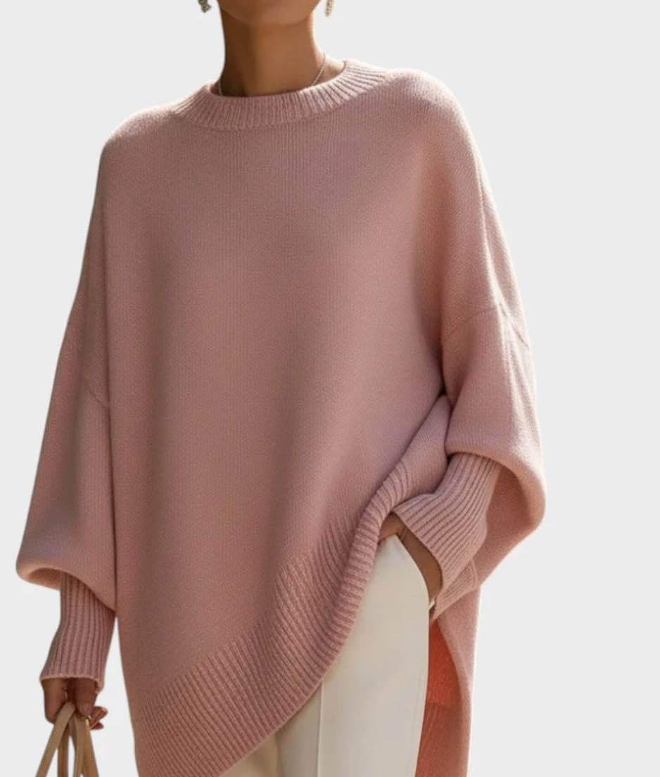 Thick Round Neck Women's Loose All-matching Knitted Pullover Sweater Forge Maison