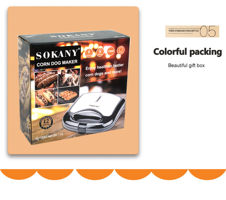 Home Hot Dog Roast Sausage Frying Machine Kitchen Gadgets Forge Maison