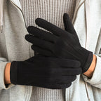 Gloves Winter Fleece-lined Warm Dralon Korean Wind-proof And Cold Protection Touch Screen Forge Maison