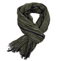 Men's Retro Gentleman Gold Thread Striped Scarf Forge Maison