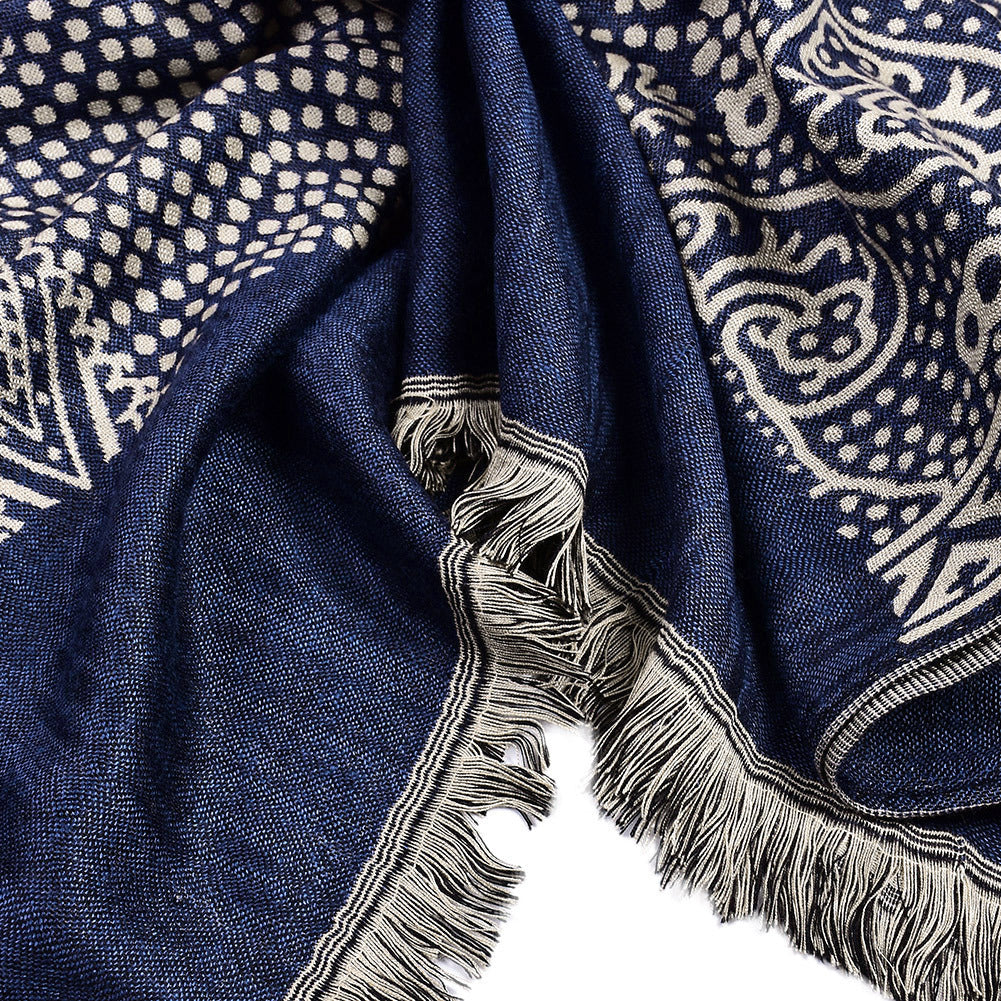 The Ethereal Wrap | Signature Tassel Pashmina Forge Maison