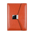 Business Office Notebook Fingerprint Lock Notepad Forge Maison