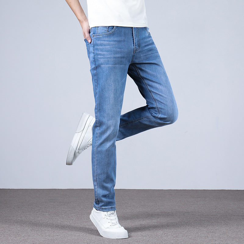 The OG Slim Straight Stretch Jeans Forge Maison