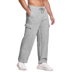 Sweatpants Multi-pocket Knitted Loose Casual Pants Forge Maison