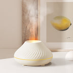 Aroma Diffuser 3d Colorful Flame Humidifier Volcano Flame Forge Maison
