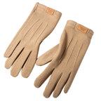Gloves Winter Fleece-lined Warm Dralon Korean Wind-proof And Cold Protection Touch Screen Forge Maison