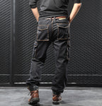 Men's Straight Cargo Pants Loose Plus Size Plus-sized Fat Guy's Pants Jeans Forge Maison