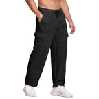 Sweatpants Multi-pocket Knitted Loose Casual Pants Forge Maison