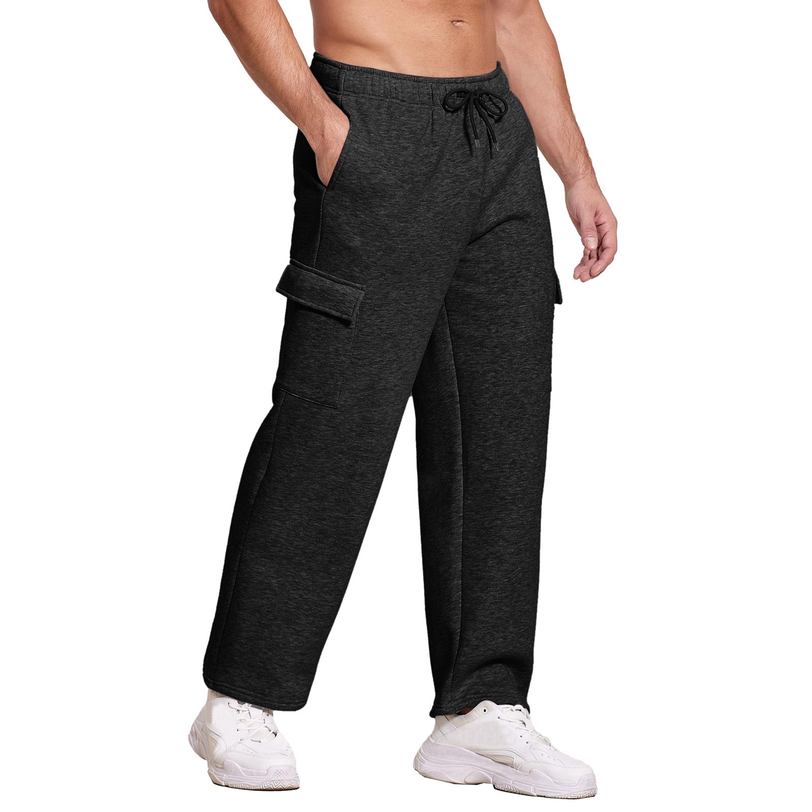 Sweatpants Multi-pocket Knitted Loose Casual Pants Forge Maison