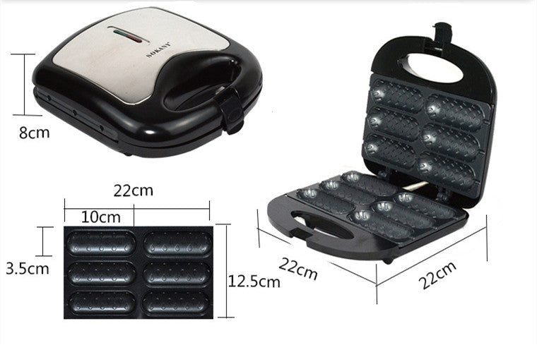 Home Hot Dog Roast Sausage Frying Machine Kitchen Gadgets Forge Maison