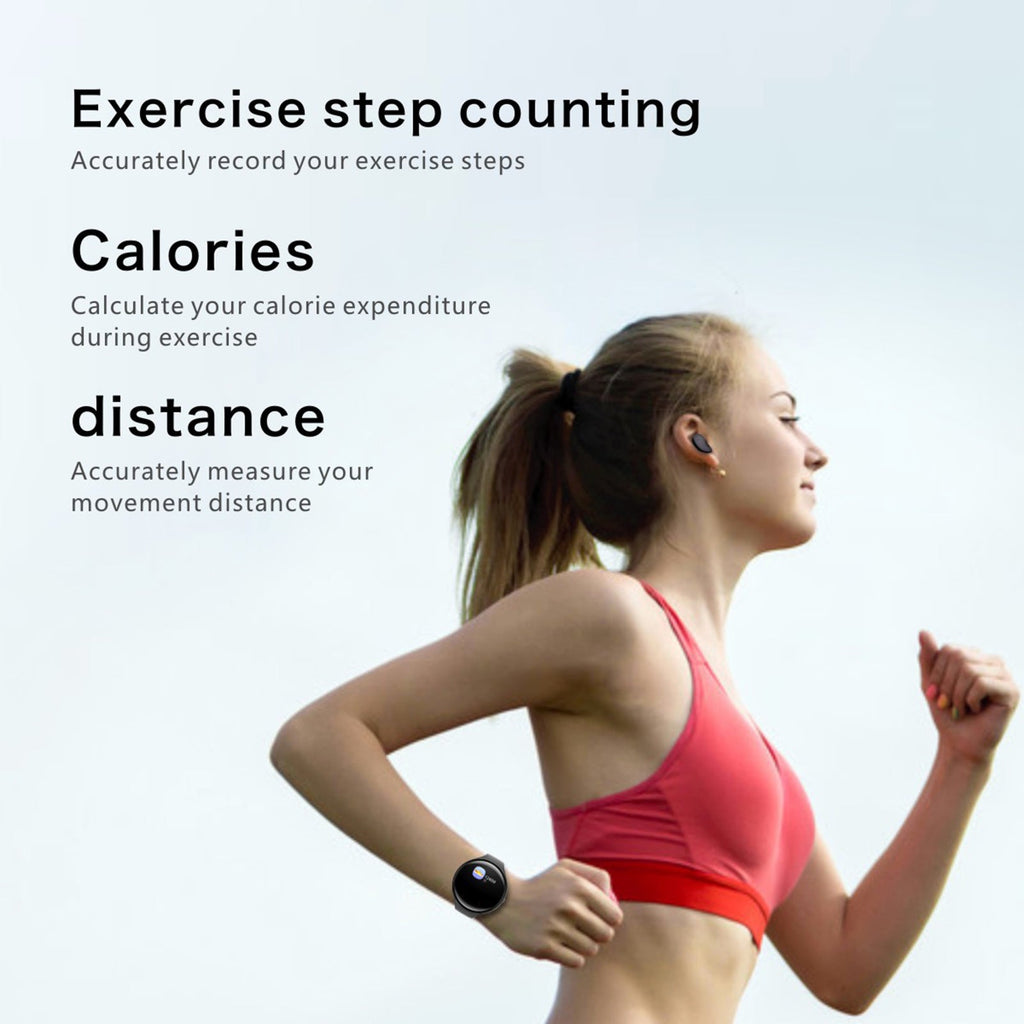 Sleep Exercise Pedometer Heart Rate Bracelet Bluetooth Headset Combo Forge Maison